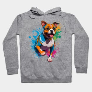 Happy Dog colourful Hoodie